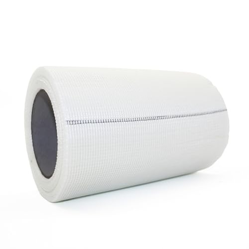 8" 100 Feet Drywall Joint Tape, Self-Adhesive Encrypted Fiberglass Drywall Repair Mesh Tape for Wall Cracks and Seam Patch - size: 8" x 100ft