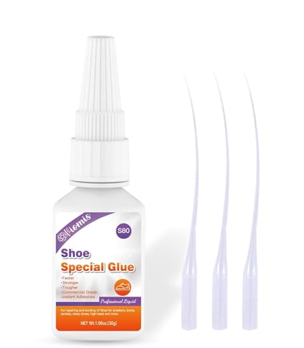 30g Shoe Glue - Instant Shoe Glue Sole Repair, Professional Grade Super Shoe Fix Adhesive, Clear Waterproof Quick Dry Shoe Glue for Soles Boots Sneakers Heels Hiking Shoes Leather Handbags - size: 30g*1, style: Shoe Glue