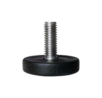 1.5" Base Furniture Levelers,#304 Stainless Steel 3/8-16 Bolt- Pack of 8 | Heavy Duty Adjusting Foot| 1" Adjustable Furniture Legs,Table Levelers. Low Profile - size: 3/8" Bolt, Pack of 8 Without Nut