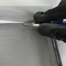 Premium Window Screen Repair KIT Spline 0.16inX33ft, Roller, Cutter, User Manual, 4P Clips, Replacement DIY Tools Included (Tools KIT Only) - size: Repair KIT
