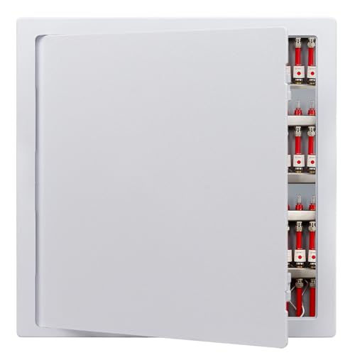Access Plumbing Panel for Drywall Ceiling, 22x22 in Plastic Access Door, Wall Hole Cover Plate for Plumbing & Electrical & Wiring, White - color: White-1PC, size: 22x22 in