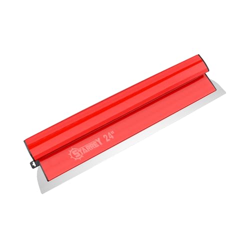 24 Inch Drywall Skimming Blade 0.3mm Stainless Steel Blade Ergonomically Designed Grip Drywall Knife for Drywall Plaster Wallboard (24"/60CM)
