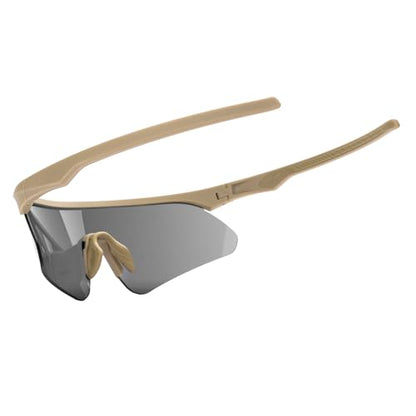 Polarized Protective safety Sunglasses UV400, Lightweight Wraparound Shooting Sports Glasses for Men Women - color: Tan Yellow