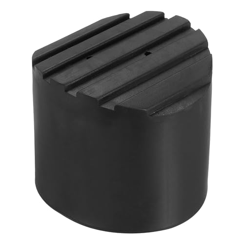 Ladder Non Slip Feet 3.4"/85mm, 1Pcs Rubber Round Foot Protective Mat Cushion Replacement for Telescopic Folding Extension Ladder Protection, Black
