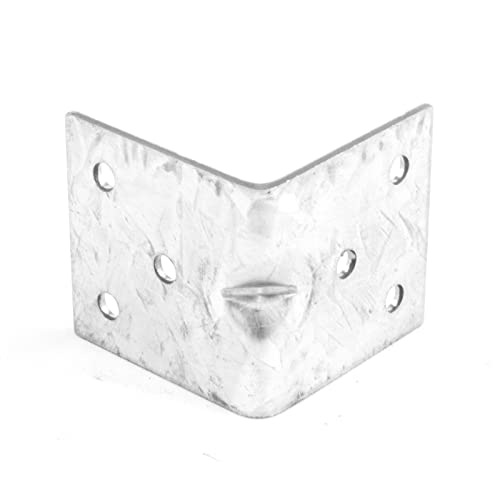 20 PCS 1-7/8" L x 1-7/8" W x 1-7/8" H Steel L Right Angle Bracket, Reinforcing Rib Corner Brace for Wood Furniture, Lumber Connector, Max Load 44LB - size: 1-7/8" x 1-7/8"