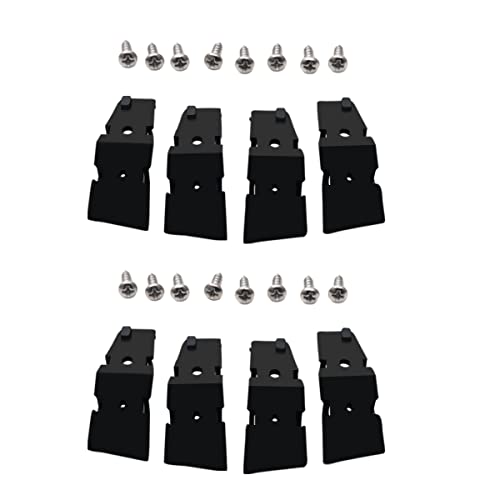 XTPTFABS Car Pull Strap 2 Door Repair Kit/Car Door Pull Strap End Caps Repair Kit Compatible with 2003-2011 Lincoln Town(4PCS total) (4) BLACK