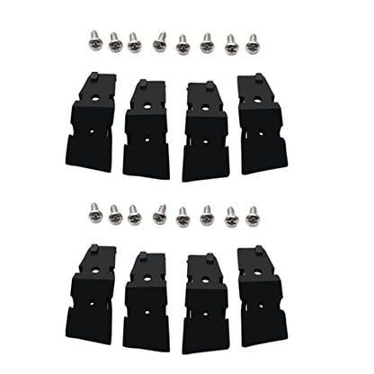 XTPTFABS Car Pull Strap 2 Door Repair Kit/Car Door Pull Strap End Caps Repair Kit Compatible with 2003-2011 Lincoln Town(4PCS total) (4) BLACK