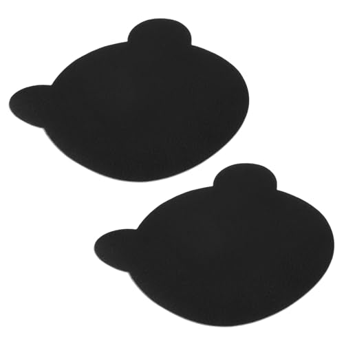 PATIKIL Leather Repair Patch, 2 Pcs 4 x 3.5 Inch Self-Adhesive Vinyl Patch Furniture Tape Repair Kit for Sofas Couches Stools Chairs Cabinets Bags, Black - color: Black