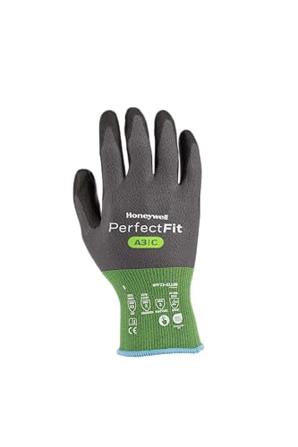Honeywell PerfectFit 3.0 Cut Resistant Gloves, 18 Gauge, PU, 10 Pairs - size: Large, style: A3/C Cut Level