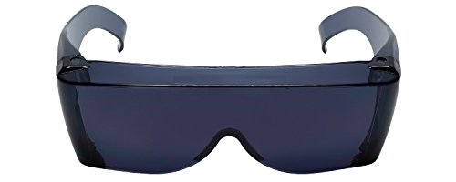 Calabria 3000 Fitover Safety Glasses with Uni-Lens – [Smoke] Wrap Around Eye Protection | Anti-Fog Scratch Resistant | Protective Eyewear - color: Smoke