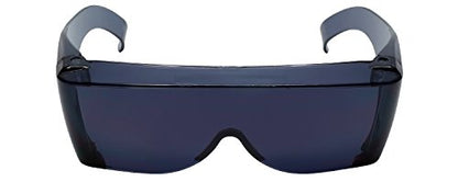 Calabria 3000 Fitover Safety Glasses with Uni-Lens – [Smoke] Wrap Around Eye Protection | Anti-Fog Scratch Resistant | Protective Eyewear - color: Smoke