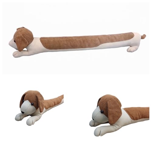 Fabric Under Door Draft Stopper Weather Stripping Sound Proof Bottom Seal Heavy Duty Reduce Noice Window Draft Stopper Decorative Cute Dog