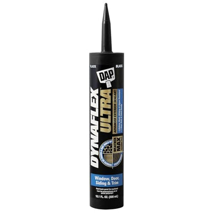 DAP Dynaflex Ultra Advanced Exterior Sealant, Black, 10.1 Oz (7079818220) - color: Black, size: 10.1 Oz