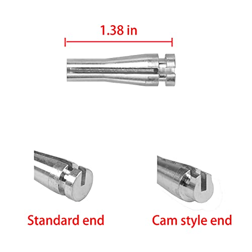 4 ENDS Door Latch Cable Repair Kit Compatible with Ford F-150, F-250, F-350, E-series, Ranger, Expedition, Excursion, Navigator (3 Standard 1 Locking Cam) Aluminum - size: 4ends