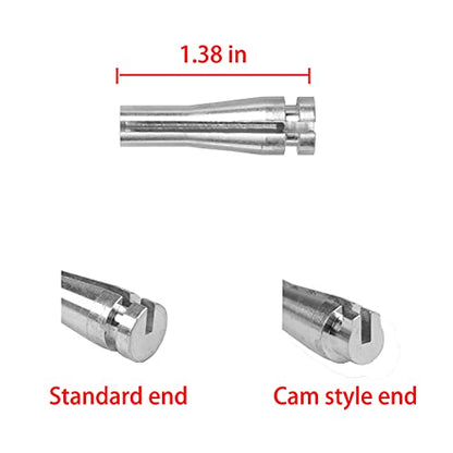 4 ENDS Door Latch Cable Repair Kit Compatible with Ford F-150, F-250, F-350, E-series, Ranger, Expedition, Excursion, Navigator (3 Standard 1 Locking Cam) Aluminum - size: 4ends