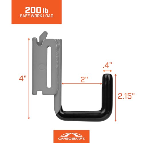 Small Square Hook - Grey Powder Coat 1 Pk - style: Small Square Hook
