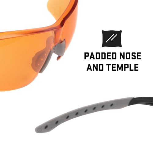 ULTRX Unisex Safety Glasses - color: Amber