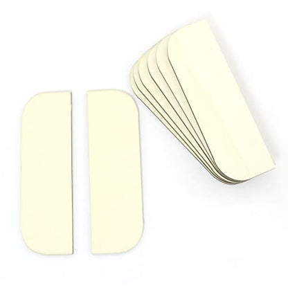 12PCS 3.5 Inch Hinge Repair Kit - Wooden Door Hole Cover & Filler Plates for Kitchen Cabinet Hinges