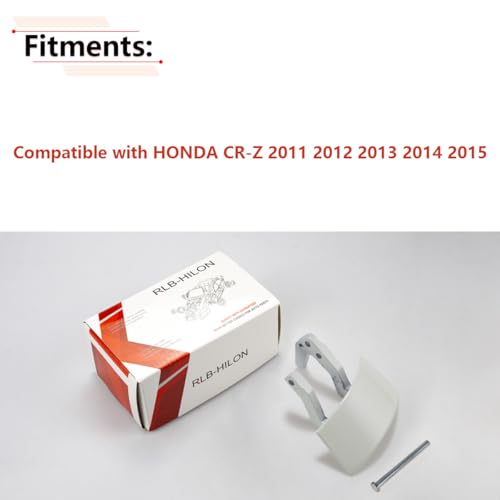 RLB-HILON Metal Right Door Handle Repair Kits Compatible with Honda CRZ CR-Z 2011 2012 2013 2014 2015 Year, White Color