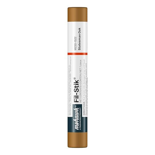 Mohawk Fil-Stik, Wax Putty Stick for Wood Repair, Statesman Oak, M230-1522, 1 Count