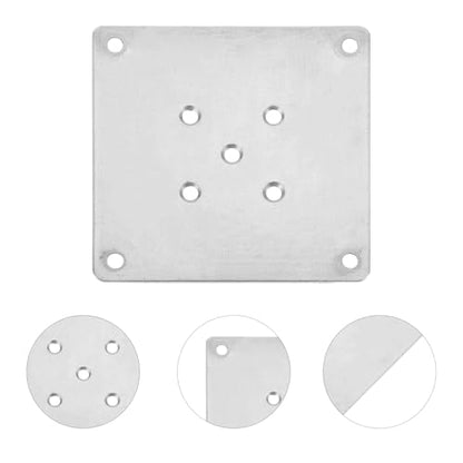 Mounting Plates for Furniture Legs: 8 PCS Table Leg Mounting Plate Furniture Leg Attachment Plates Flat T-Plate Connector Attachment Bracket Base for Sofa Cabinet Chair Seat Repair Replacement
