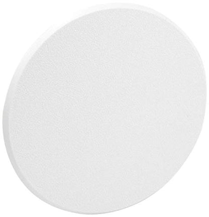 Prime-Line U 9265 Vinyl Circular Wall Protector with Self-Adhesive Backing, 7-In. Diameter, White (Single Pack) - size: 7 in