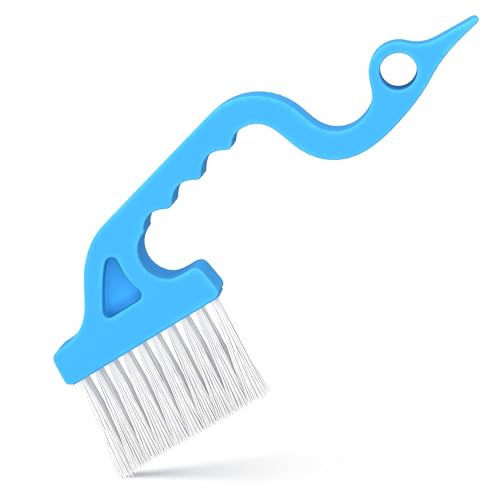 Cleaning Brush Window Mold Cleaner - Window Track & Sill Cleaning Tool, Deep Clean Scrubber for Sliding Doors & Windows Grooves, Household & Car Detailing Brush Kit - color: Blue 1 Pcs