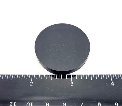 1 1/2" Round Silicone Rubber Bumper Feet 1/4" Thick Adhesive Backed Pads for Furniture Appliances and Equipment Non Slip Waterproof Spacers (12 Pack)