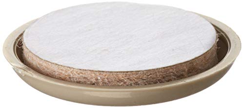 Shepherd Hardware 3943 1-1/2-Inch Adhesive, Round, Slide Glide Furniture Sliders, 4-Pack Beige - style: 1.5 Inch, Round