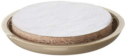 Shepherd Hardware 3943 1-1/2-Inch Adhesive, Round, Slide Glide Furniture Sliders, 4-Pack Beige - style: 1.5 Inch, Round