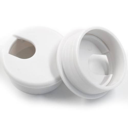 2pcs 2 Inch Desk Grommet, Plastic Hole Cover, White Cable Cover, Grommet for Wire Cord Organizing - color: White, size: 2 Inch