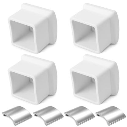 Showingo AC36-2 Ladder Stabilizer Rubber End Caps with Metal Insert, Extension Ladder Stabilizer Pads Compatible with Werner Standoff/Stabilizer AC78 & AC76 Replacement Rubber End Caps 4Pack - color: 4 Pcs