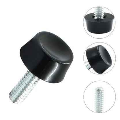 24 Pcs 1/4" Furniture Leveling Feet Adjustable Table Levelers Chair Glide Leveling Screw in Threaded for Patio Furniture Tables Chairs - size: 1/4"