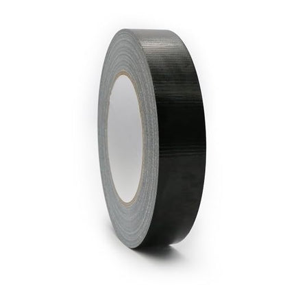 Multi Purpose Black Duct Tape 1 Inch X 44 Yards, Heavy Duty Strong Adhesive Tape, No Residue, Waterproof All Weather, Tear by Hand, Industrial Repairs - color: Black, size: 1 Inch x 44 Yards