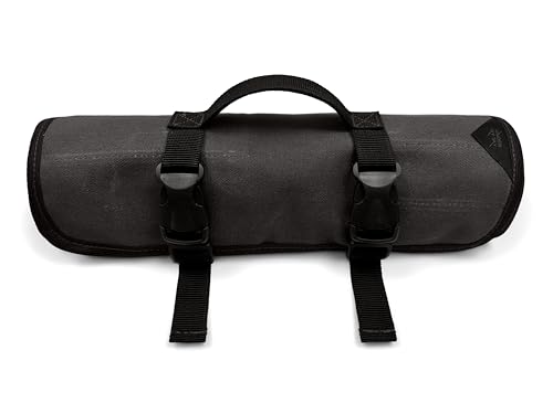 Under NY Sky Tool Roll Organizer, Heavy-Duty Wrench Bag, Portable Hand Tool Pouch for Mechanics, Electricians, and Hand Tools - color: 24 Slots Gray