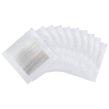 10PCS 4Inch Aluminum Wall Repair Patch, Self Adhesive Fiberglass Wall Hole Patch, Large Hole Patch Repair for Drywall, Sheet Rock - size: 4Inch
