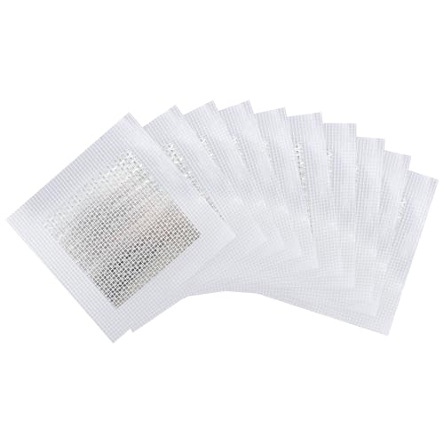 10PCS 4Inch Aluminum Wall Repair Patch, Self Adhesive Fiberglass Wall Hole Patch, Large Hole Patch Repair for Drywall, Sheet Rock - size: 4Inch