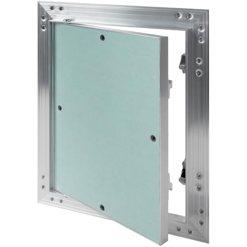 8" x 10" Waterproof Drywall Access Panel, Tileable and Paintable Ceiling and Wall Access Panel for Drywall, Wire Cover for Wall Covering Panels, Push to Open, Flush-Mount Wall Hole Cover - size: 8x10 Inch
