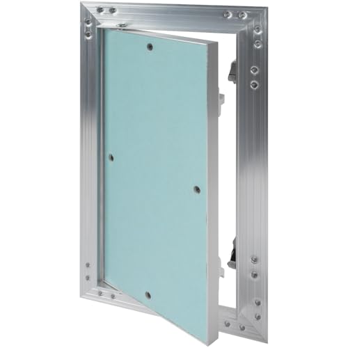 6" x 12" Waterproof Drywall Access Panel, Tileable and Paintable Ceiling and Wall Access Panel for Drywall, Wire Cover for Wall Covering Panels, Push to Open, Flush-Mount Wall Hole Cover - size: 6x12 Inch