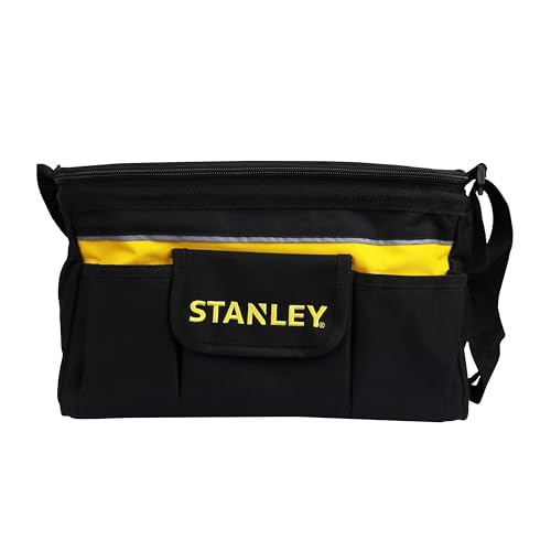 Stanley STST1-73615 Tool Bag with Belt, Black/Yellow