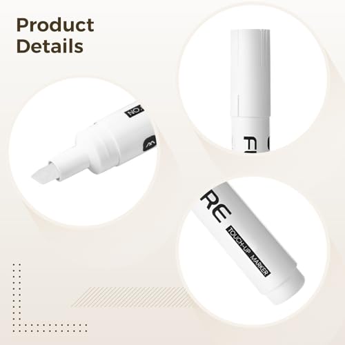 Wood Repair Touch-Up Pen Set, Includes Black, White, Gray Markers, with Angled Tip for Precise Furniture Touch-Up