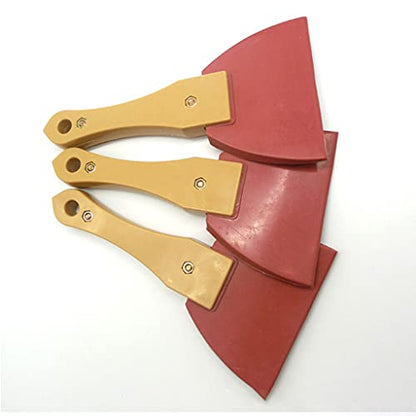 Rubber Putty Knives Home Decor 18x9.7x1.6cm for Triangle Shaped ABS Handle Filmed Paint Scraper Tool Shovel