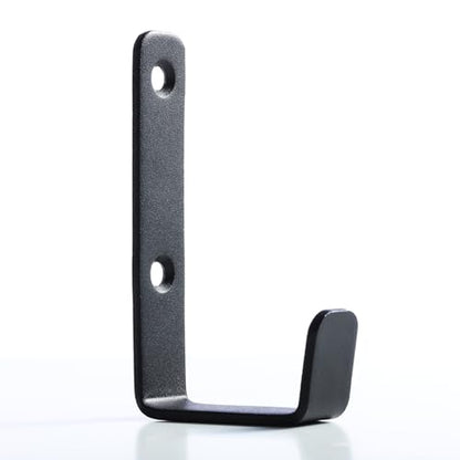 Stainless Steel Hooks for Hanging, Heavy Duty Hooks, Coat Hook, Wall Hooks Wall Mounted Hook Towel Hook Garage Holder Screw Hanger, 6 Pack (Black) - color: Black