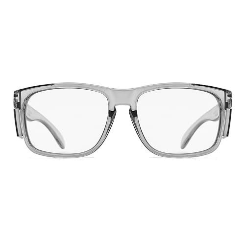 Z87Anti-Fog Photochromic Blue Light Blocking Safety GlassesUV400 Impact Resistant Protective Eyewear, for Men Women - color: Gray
