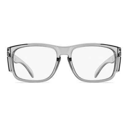 Z87Anti-Fog Photochromic Blue Light Blocking Safety GlassesUV400 Impact Resistant Protective Eyewear, for Men Women - color: Gray
