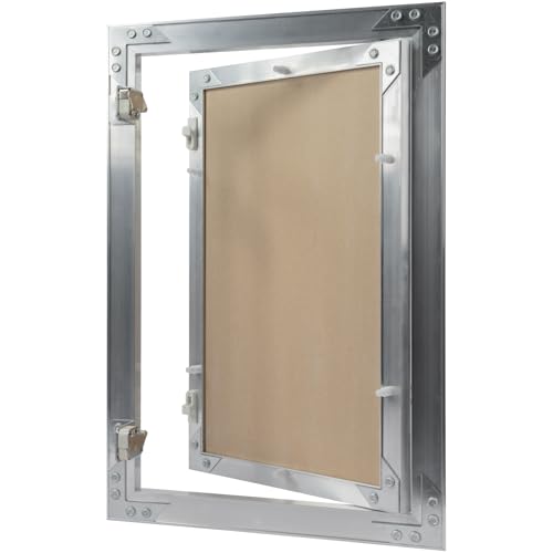10" x 16" Inch Aluminum Drywall Access Panel - Service Shaft Door - Plumbing, Electricity, Heating, Alarm Wall Inspection hatch for Drywall - Bathroom Service Access Hole Cover - size: 10" X 16"