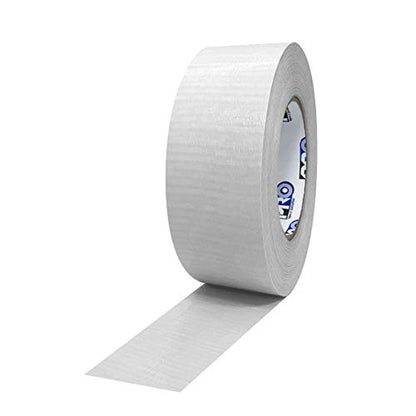 ProTapes Pro Duct 110 PE-Coated Cloth General Purpose Duct Tape, 60 yds Length x 2" Width, White (Pack of 1) - color: White, size: 2" x 60 yds