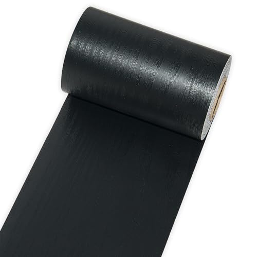 Black Wood Grain Repair Tape, 4 inch X 32 ft Self Adhesive Tape for Furniture, 1 Roll Wood Grain Repair Patch for Baseboards, Doors, Floors, Window, Chairs, Cabinet - color: Black