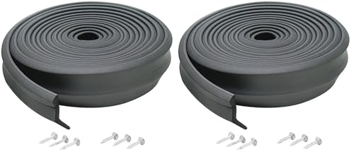 High Quality Garage Door Rubber Bottom Seal - MD Building Products 03723 (Pack of 2) - size: 9 Ft. (Pack of 2)