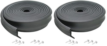 High Quality Garage Door Rubber Bottom Seal - MD Building Products 03723 (Pack of 2) - size: 9 Ft. (Pack of 2)